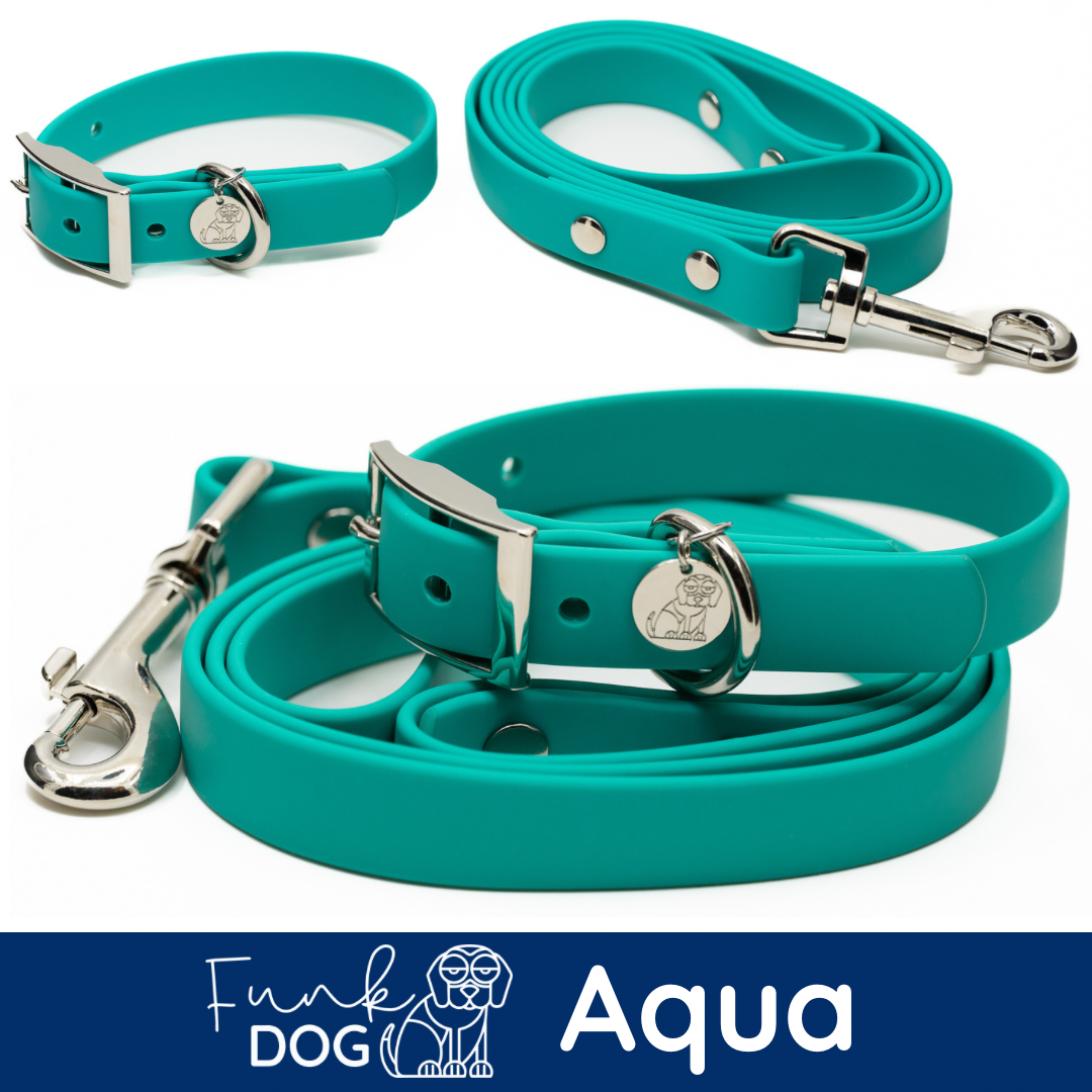 AQUAfunk - Waterproof Collar & Lead Set