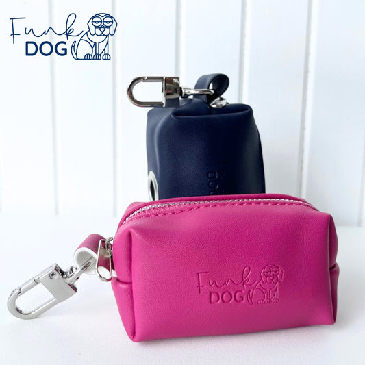 funkAWAY - Leather Poop Bag Dispenser